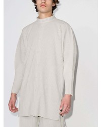 hellbeige Langarmhemd von Homme Plissé Issey Miyake