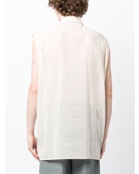 hellbeige Langarmhemd von Jil Sander