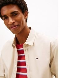 hellbeige Langarmhemd von Tommy Jeans