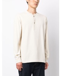 hellbeige Langarmshirt mit einer Knopfleiste von Filson