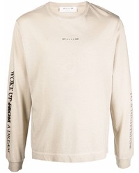 hellbeige Langarmshirt von 1017 Alyx 9Sm