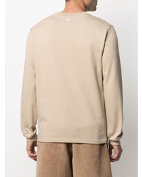 hellbeige Langarmshirt von Ami Paris