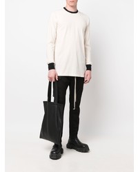 hellbeige Langarmshirt von Rick Owens