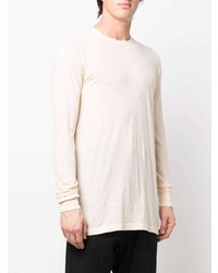 hellbeige Langarmshirt von Rick Owens