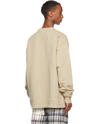 hellbeige Langarmshirt von Acne Studios