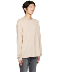 hellbeige Langarmshirt von Acne Studios