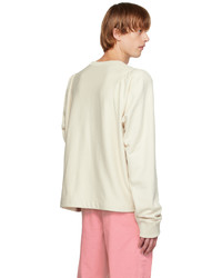 hellbeige Langarmshirt von Dries Van Noten