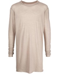 hellbeige Langarmshirt von Boris Bidjan Saberi