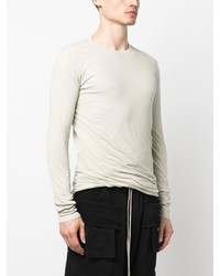 hellbeige Langarmshirt von Rick Owens