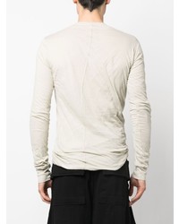 hellbeige Langarmshirt von Rick Owens