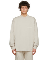 hellbeige Langarmshirt von Essentials