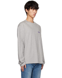 hellbeige Langarmshirt von A.P.C.