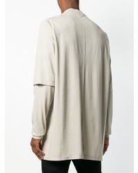 hellbeige Langarmshirt von Rick Owens DRKSHDW