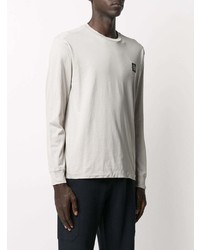 hellbeige Langarmshirt von Stone Island