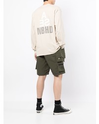 hellbeige Langarmshirt von Neighborhood