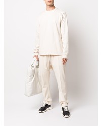 hellbeige Langarmshirt von Rick Owens