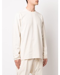 hellbeige Langarmshirt von Rick Owens