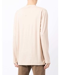 hellbeige Langarmshirt von Kiton