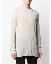 hellbeige Langarmshirt von Rick Owens