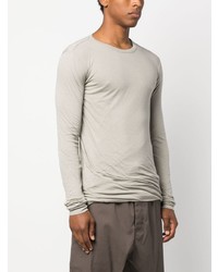 hellbeige Langarmshirt von Rick Owens