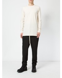 hellbeige Langarmshirt von Rick Owens