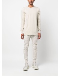 hellbeige Langarmshirt von Rick Owens