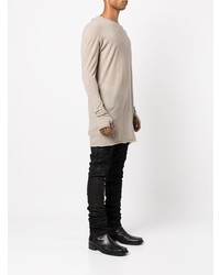 hellbeige Langarmshirt von Boris Bidjan Saberi