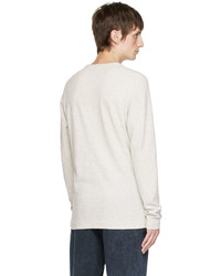 hellbeige Langarmshirt von BOSS