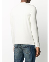 hellbeige Langarmshirt von Giorgio Armani