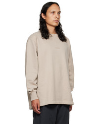 hellbeige Langarmshirt von Acne Studios