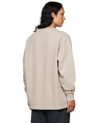 hellbeige Langarmshirt von Acne Studios