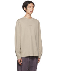 hellbeige Langarmshirt von Acne Studios