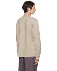 hellbeige Langarmshirt von Acne Studios