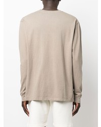 hellbeige Langarmshirt von John Elliott