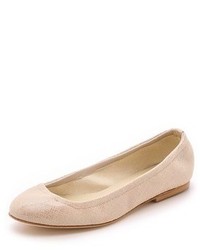 hellbeige Leder Ballerinas von Anniel