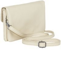 hellbeige Leder Clutch von Caspar