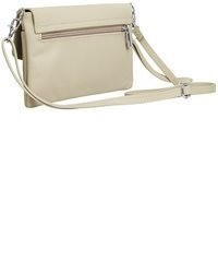 hellbeige Leder Clutch von Caspar