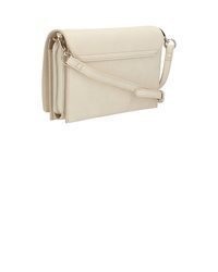hellbeige Leder Clutch von VALENTINO BAGS