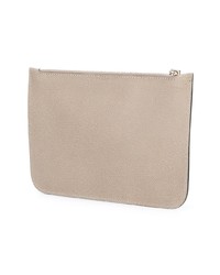 hellbeige Leder Clutch von Valextra