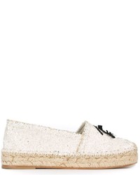 hellbeige Leder Espadrilles von Chiara Ferragni