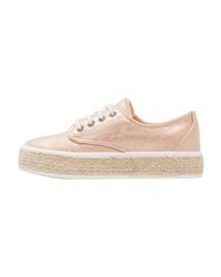 hellbeige Leder Espadrilles von Refresh