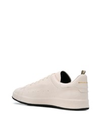 hellbeige Leder niedrige Sneakers von Officine Creative