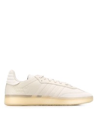 hellbeige Leder niedrige Sneakers von adidas