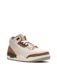 hellbeige Leder niedrige Sneakers von Jordan