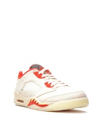 hellbeige Leder niedrige Sneakers von Jordan