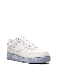 hellbeige Leder niedrige Sneakers von Nike