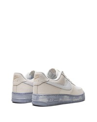 hellbeige Leder niedrige Sneakers von Nike