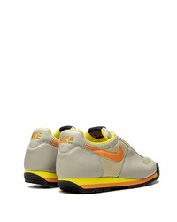 hellbeige Leder niedrige Sneakers von Nike