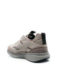 hellbeige Leder niedrige Sneakers von Oamc