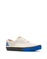 hellbeige Leder niedrige Sneakers von Vans